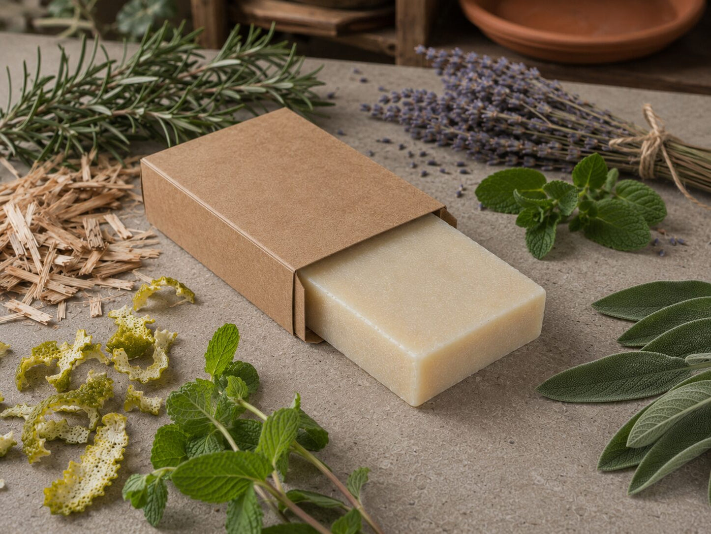 Herb Garden Tallow Soap