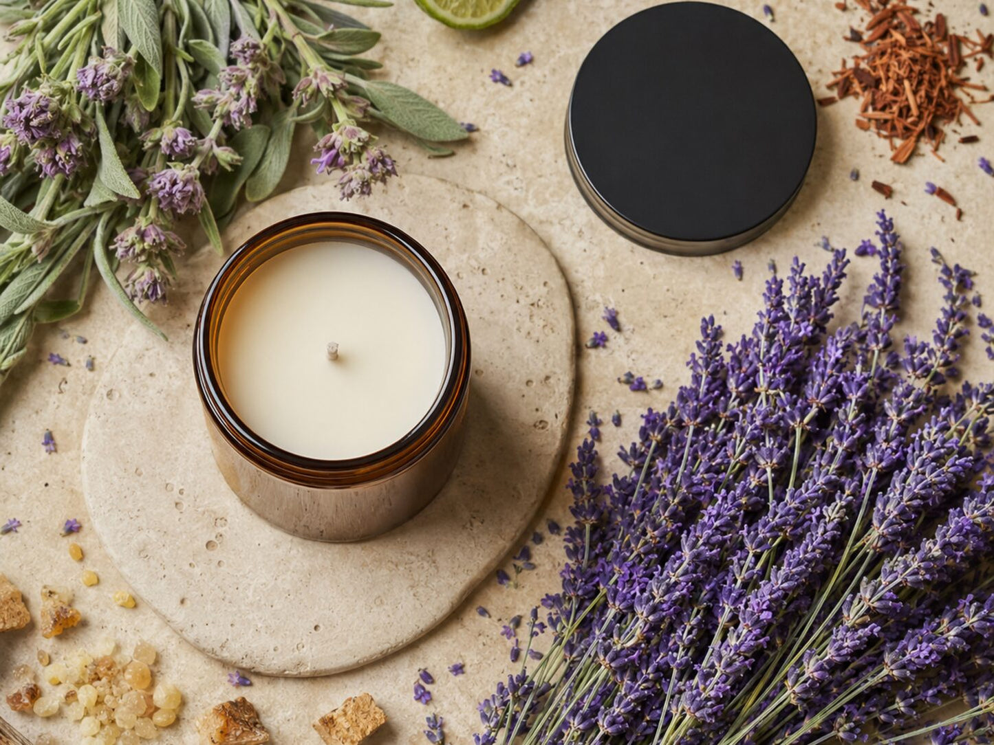 Lavender Fields Soy Candle