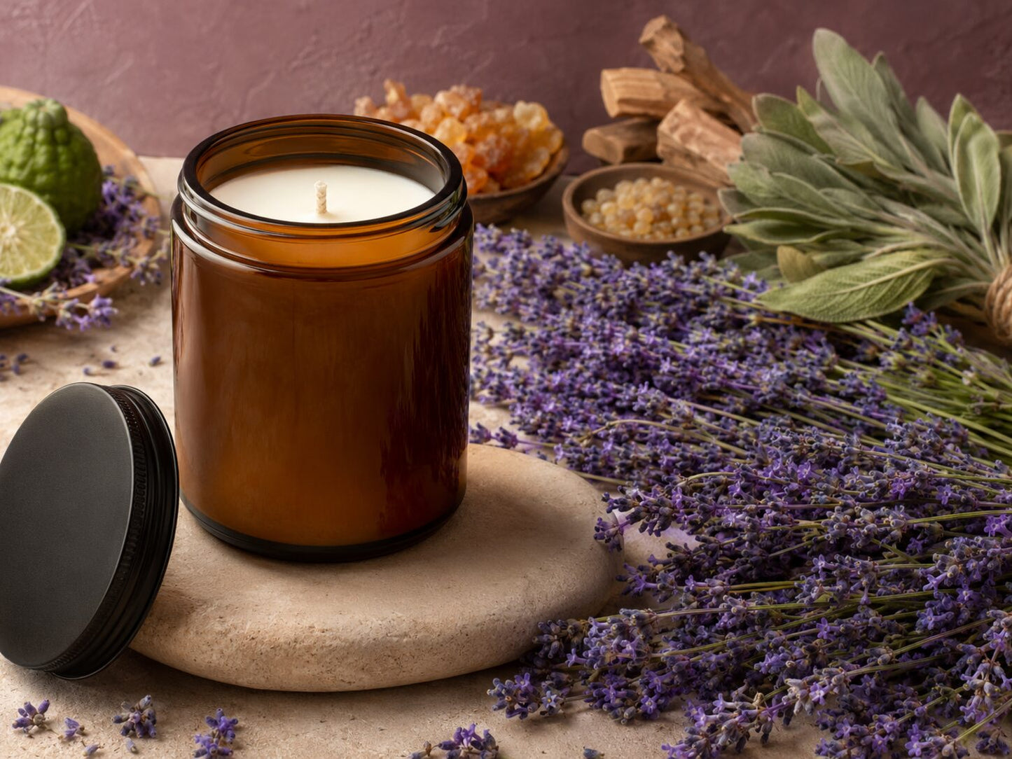 Lavender Fields Soy Candle