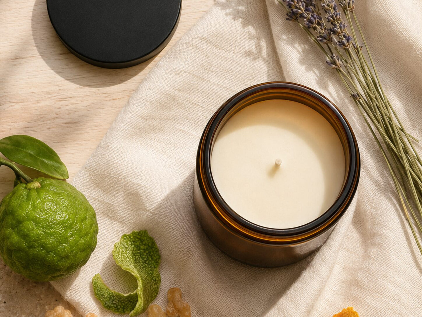 Sunlit Linen Soy Candle