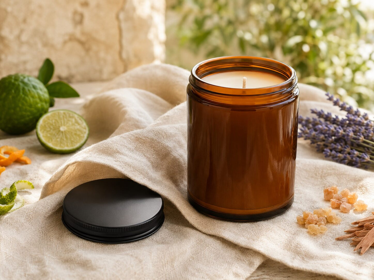 Sunlit Linen Soy Candle